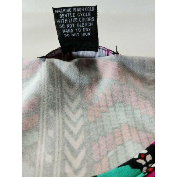 Say What? Womens 3/4 Sleeve Multicolor Bodycon Dress Size M - Picture 5 of 10